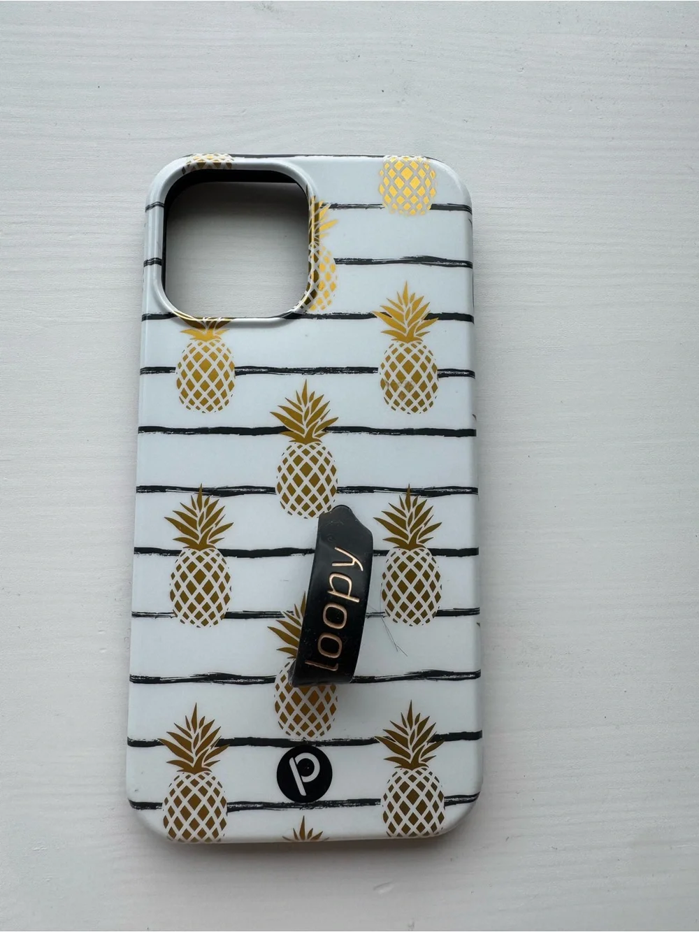 Loopy Case Gold Pineapple — iPhone 12 Pro Max